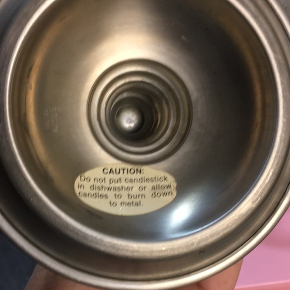 Empire pewter candle holder - Picture 6 of 7